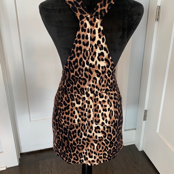 Forever 21 leopard overall dress - Picture 7 of 8